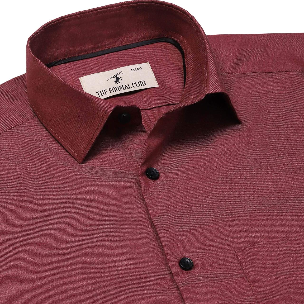 Men's solid color dress shirts