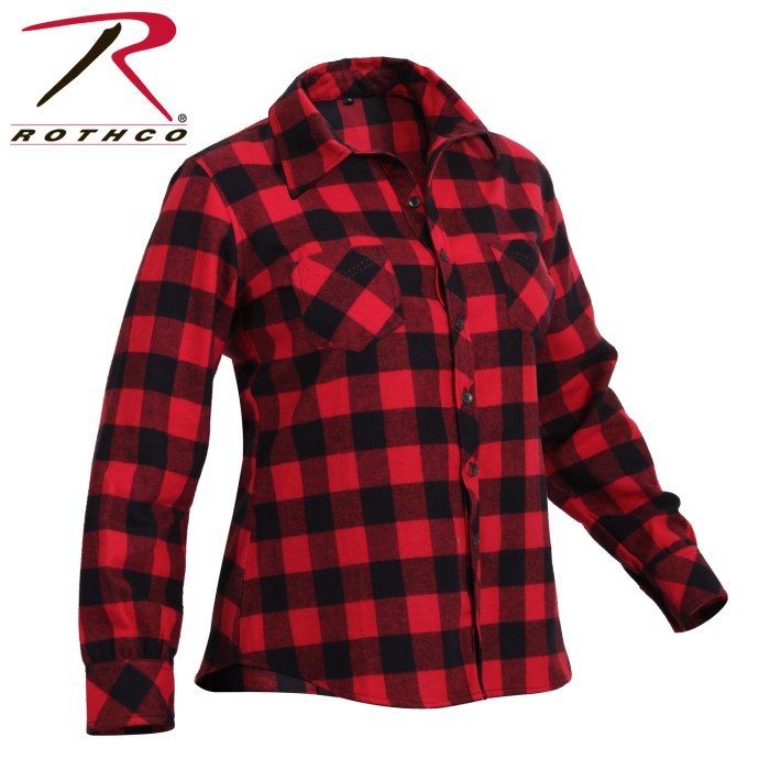 Women's buffalo plaid shirt dress