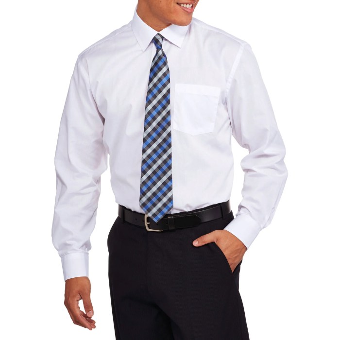 Mens dress shirt tie combo