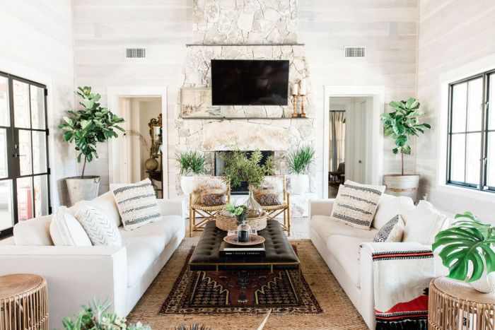 How to decorate a living room farmhouse style