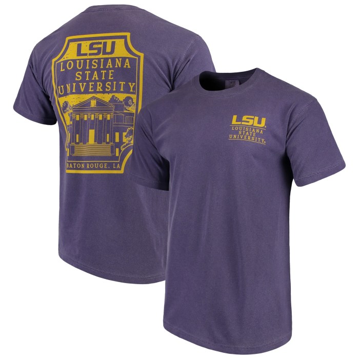 Lsu men's dress shirt