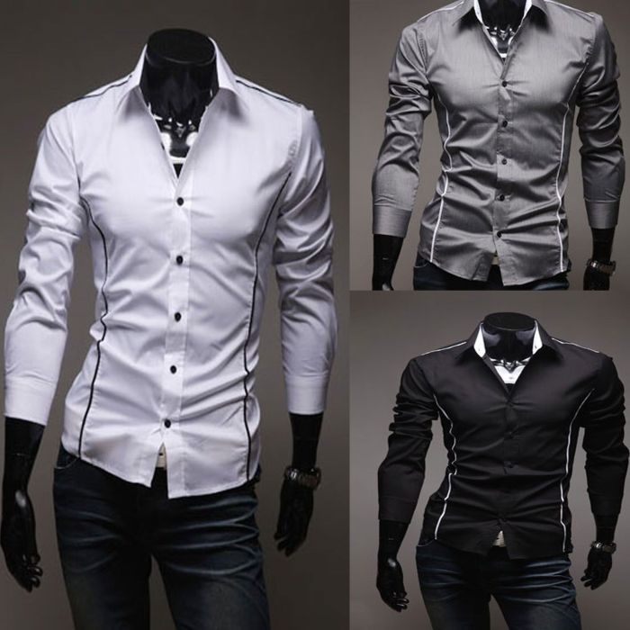 Designer dress shirt men