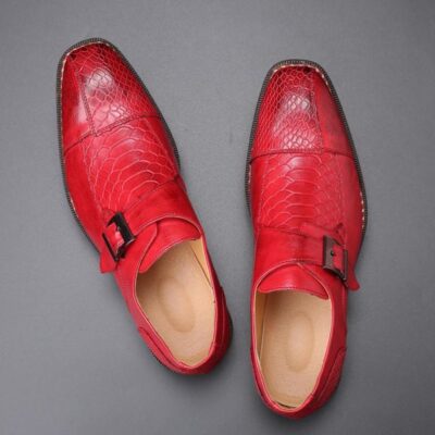 Red Dress Shoes Men Elevate Your Style with Classy Footwear